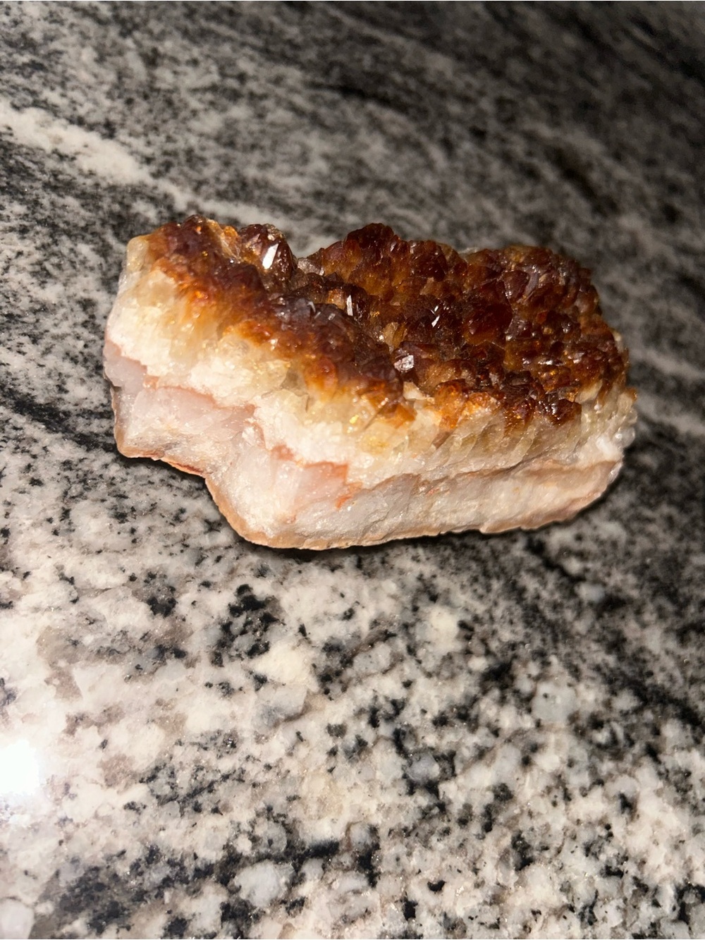 Natural Citrine Cluster Accent Healing Crystal